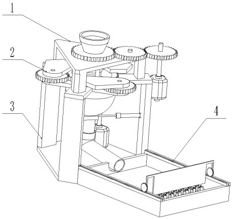 Automatic cement stirring equipment