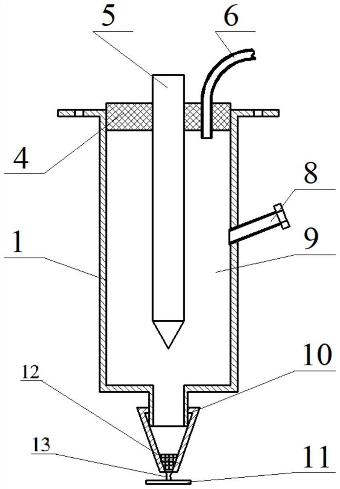 An electrochemical metal 3D printing method for processing serial variable diameter metal pillar structures