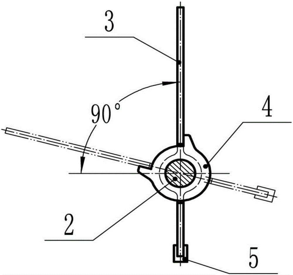 Automatic coupling type turning plate wind collecting assembly and device