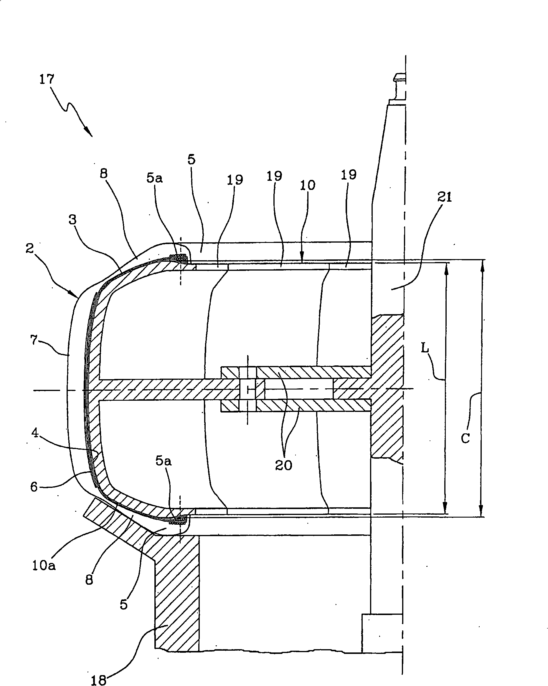 Method and equipment for producing tire