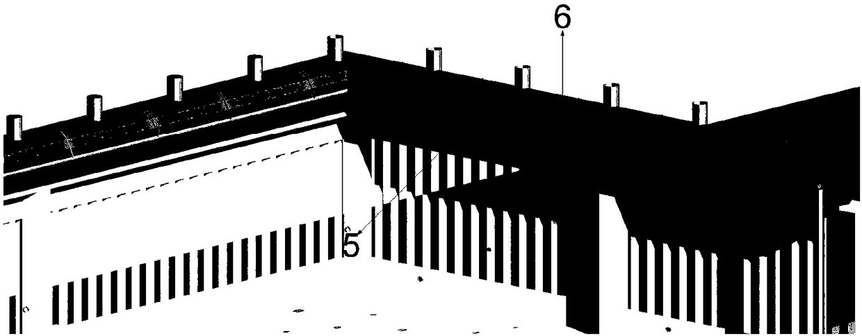 Pipeline-type moisture cultivation method for guardrails or enclosing wall greening plants