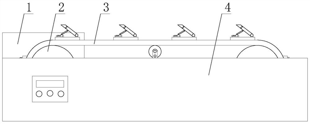 A high-efficiency scraper conveyor with anti-jump chain function