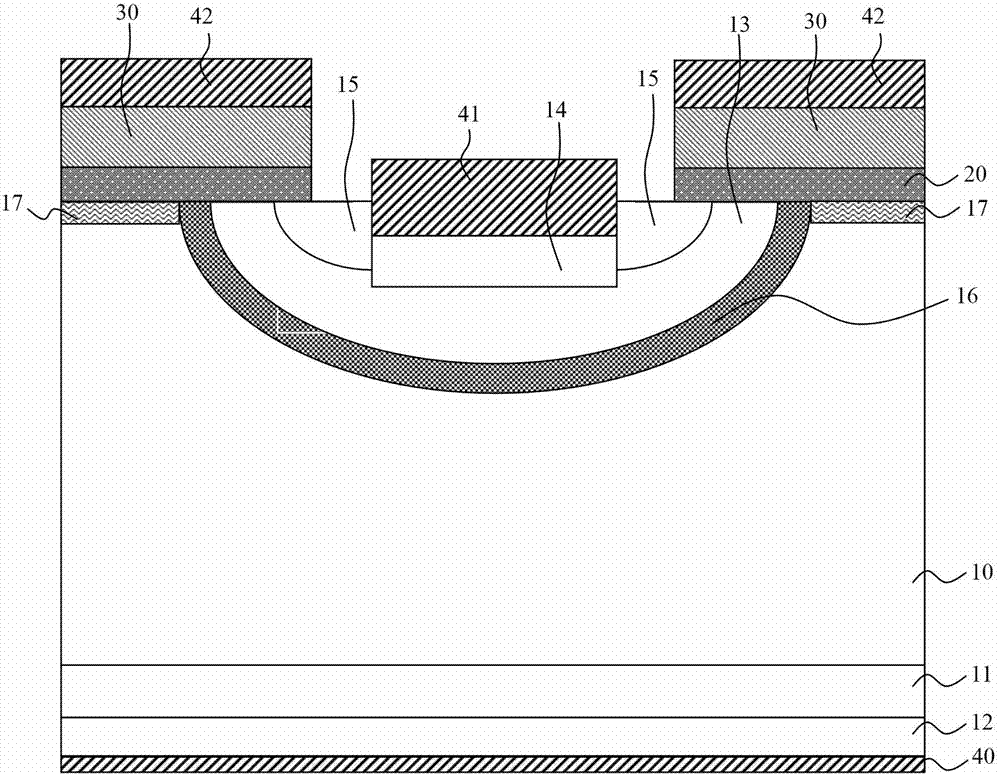 Planar gate IGBT (Insulated Gate Bipolar Transistor) chip