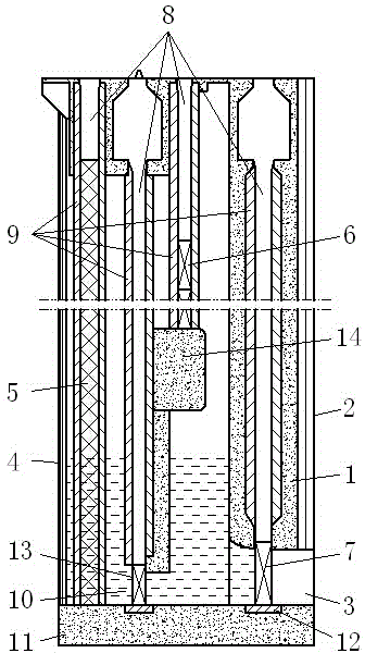 Water intake constructing method and structure considering both agricultural irrigation and living water supply