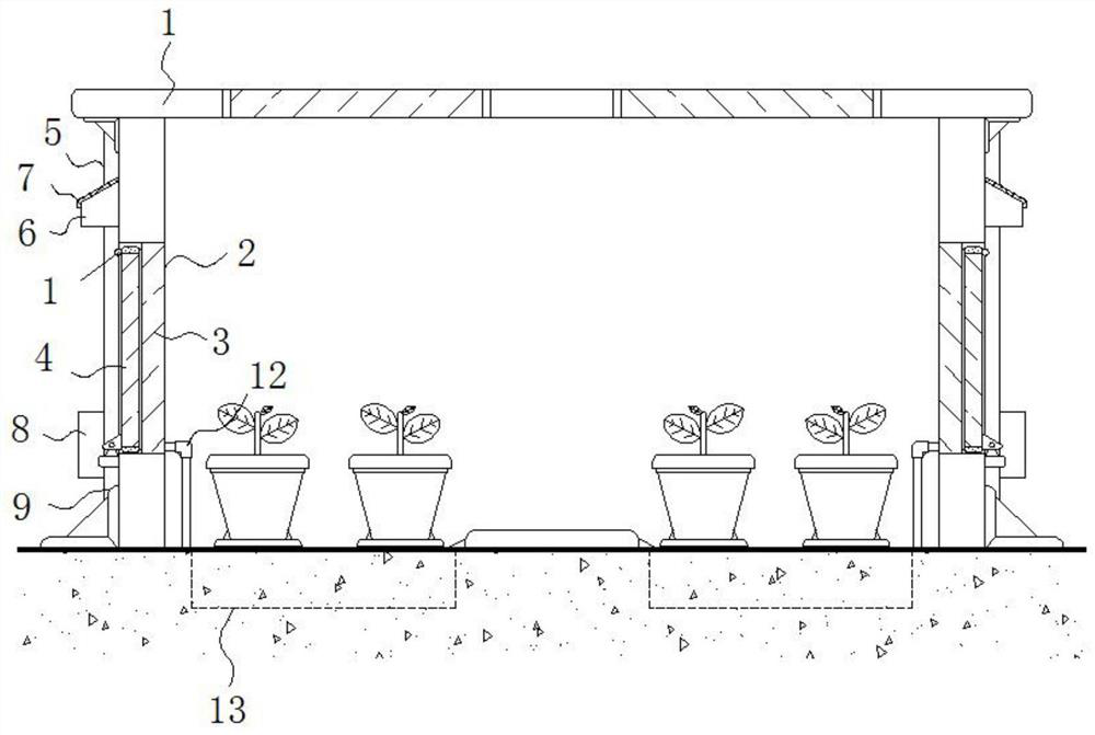 Green building energy-saving daylighting panel and using method thereof