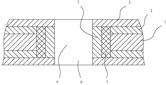 Two-sided metal based circuit board and production method thereof