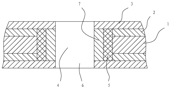 Two-sided metal based circuit board and production method thereof