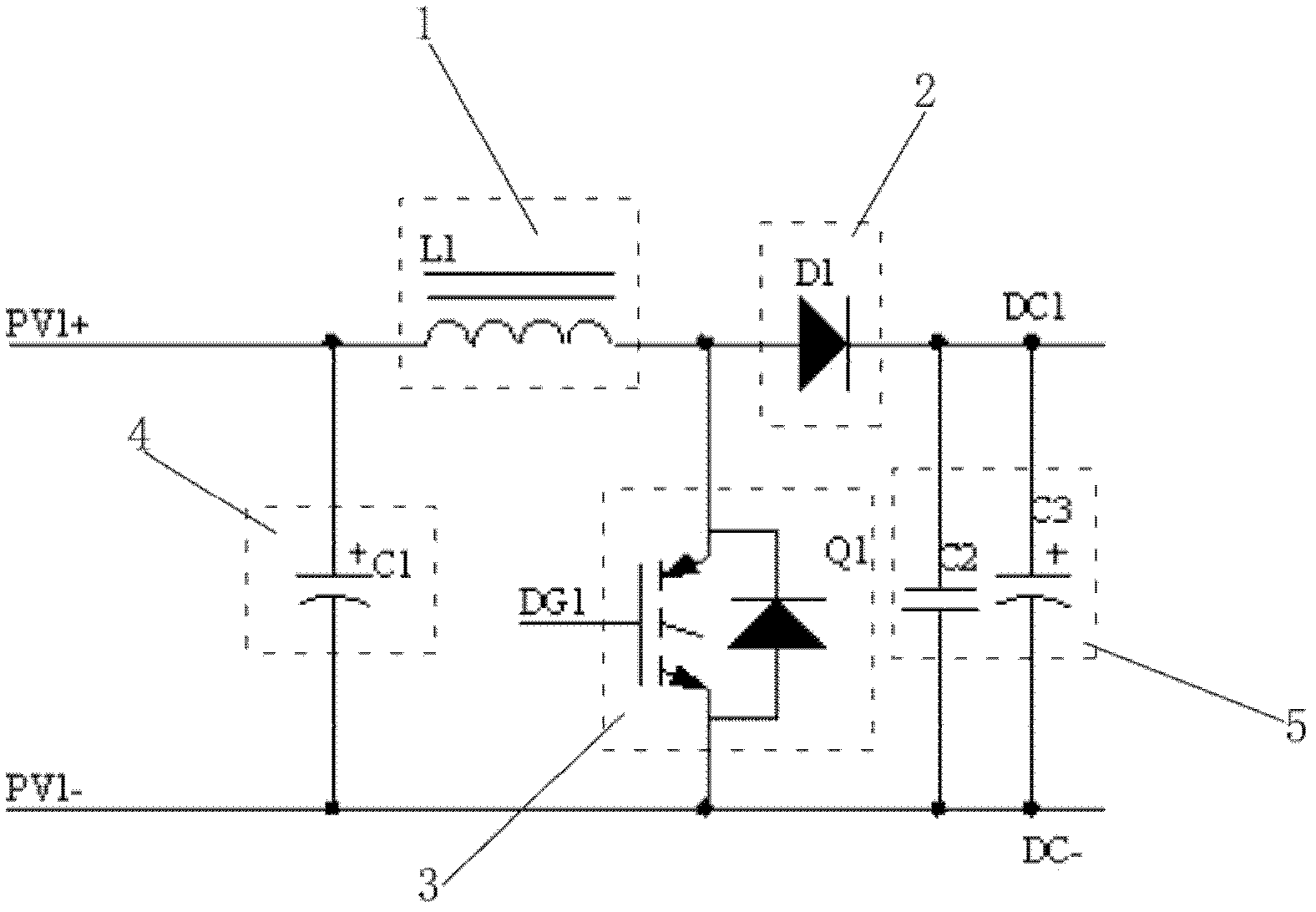 Multi-path MPPT (maximum power point tracking) circuit and solar photovoltaic inverter