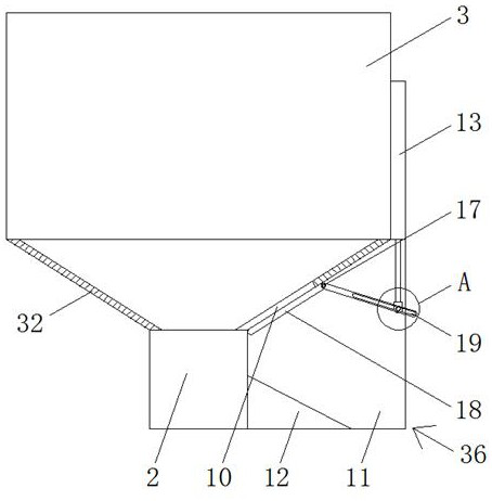 Micro-particle cleaning device for disassembled electric energy meter