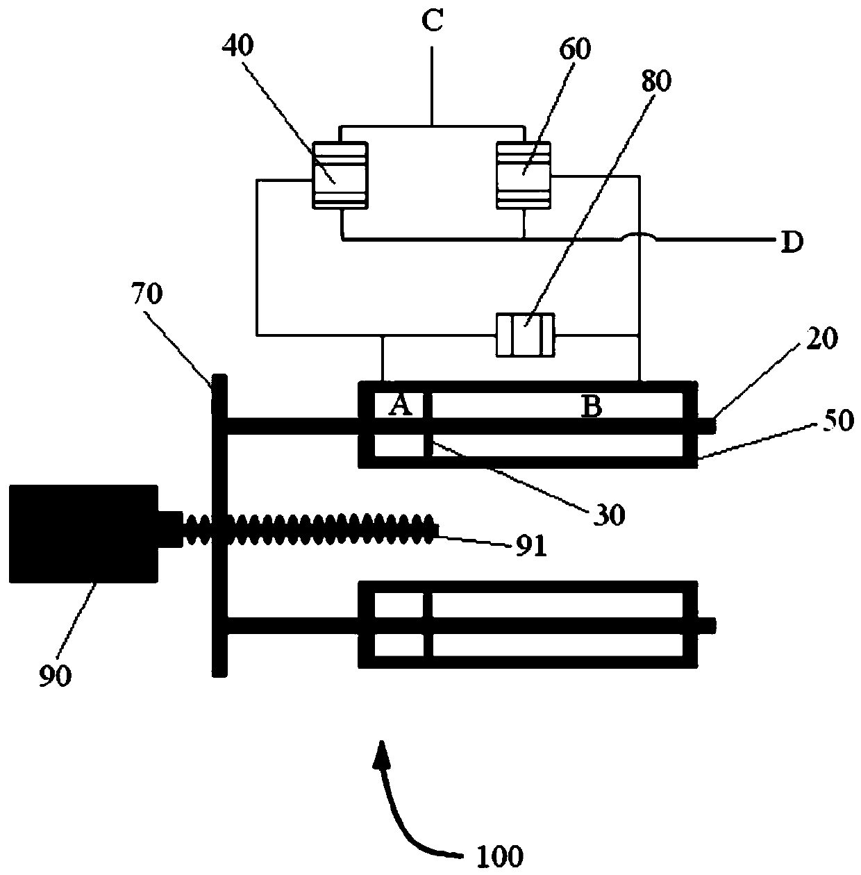 Constant flow pump device