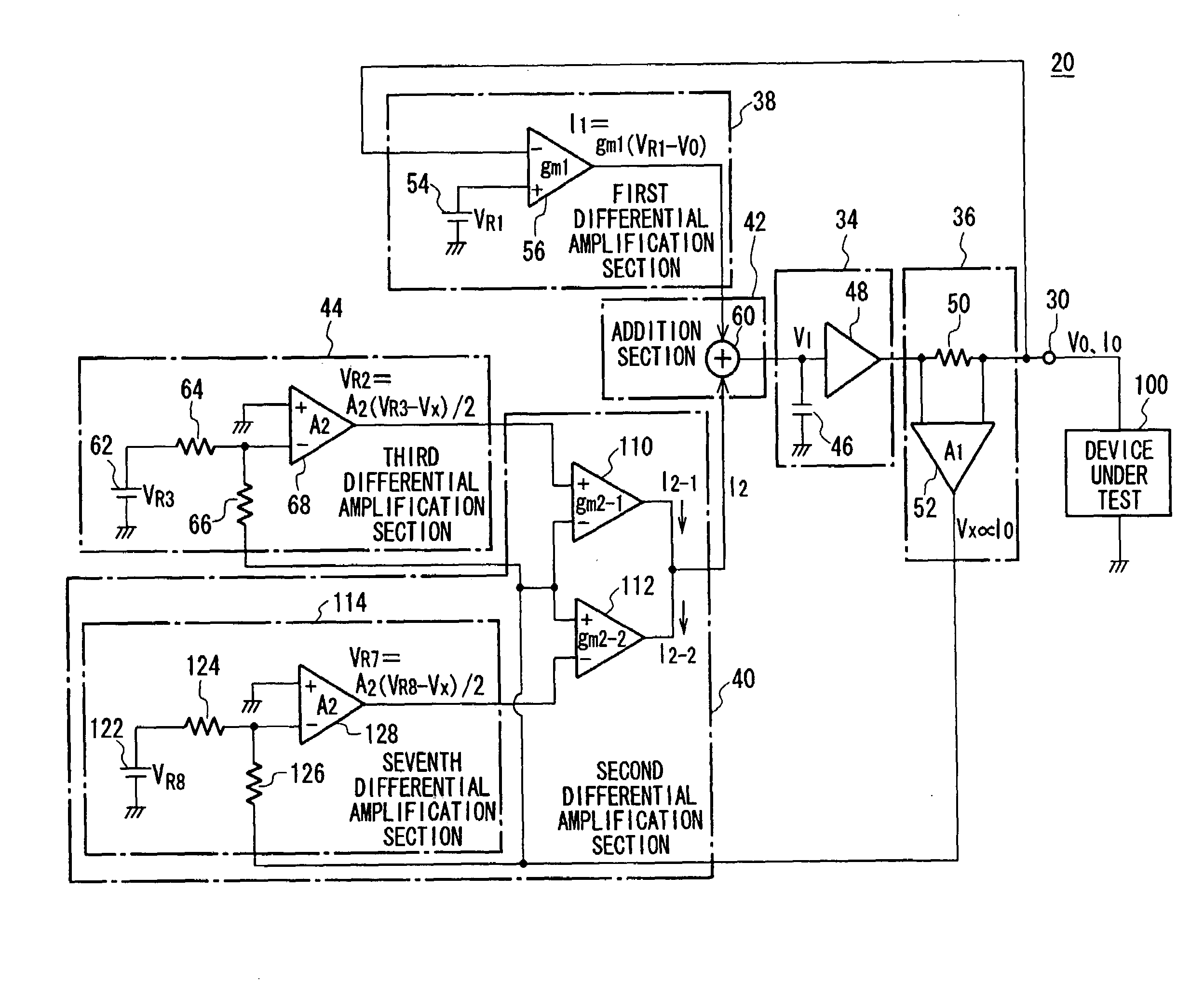 Voltage generating apparatus, current generating apparatus, and test apparatus