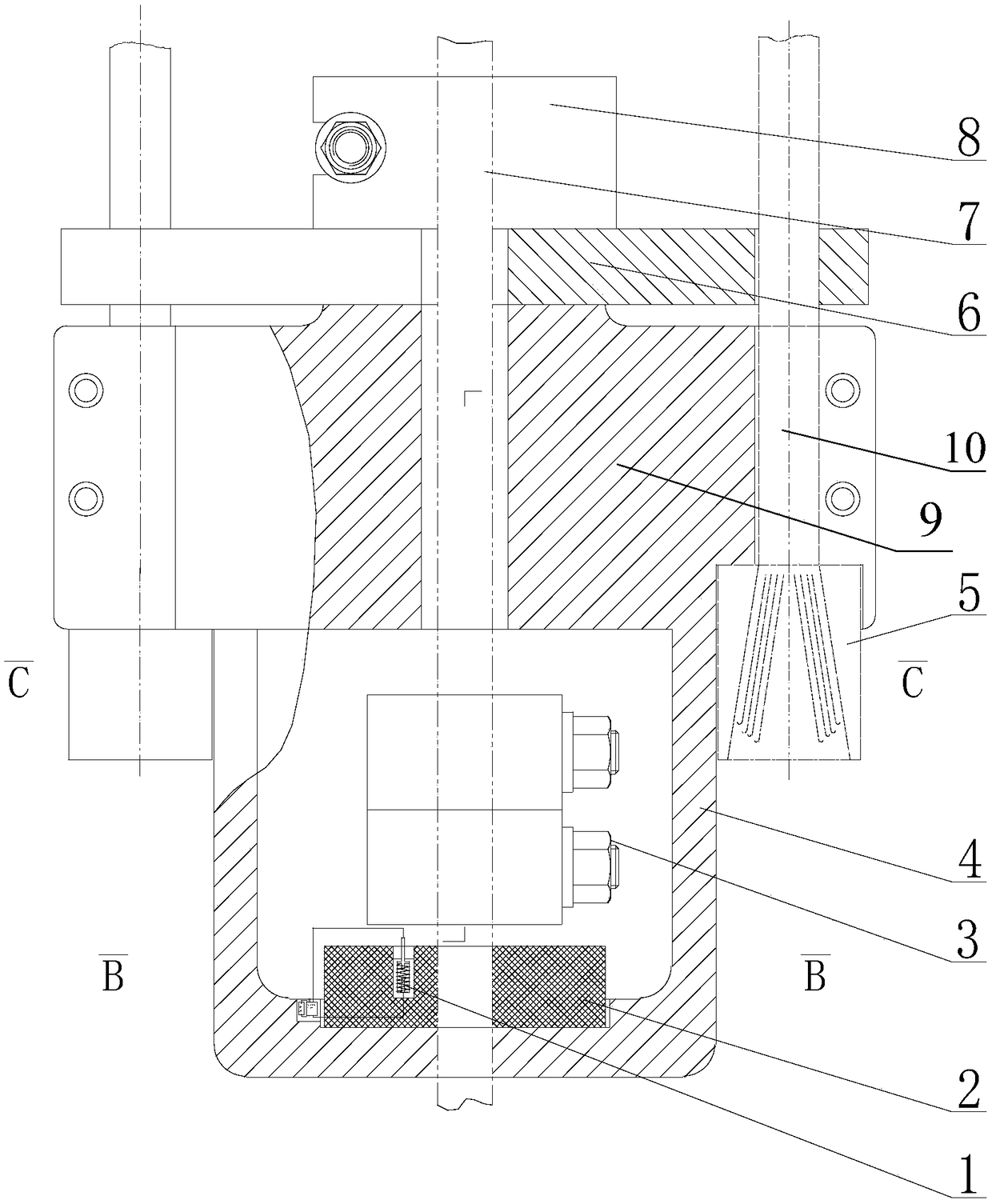 Intelligent safety rope suspension device