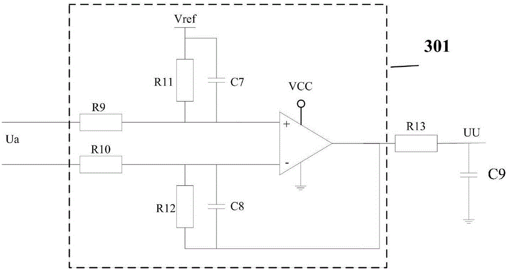 Power detection circuit for switching power supply