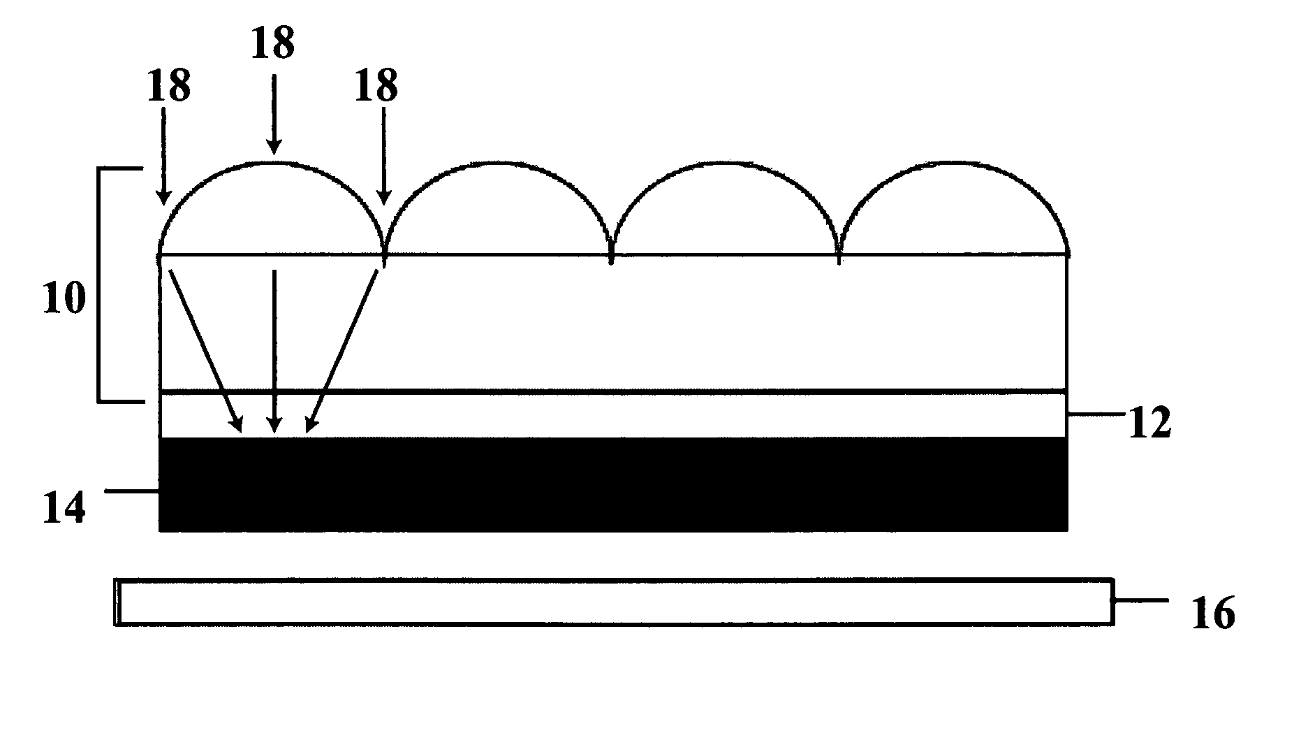 Methods for producing a black matrix on a lenticular lens
