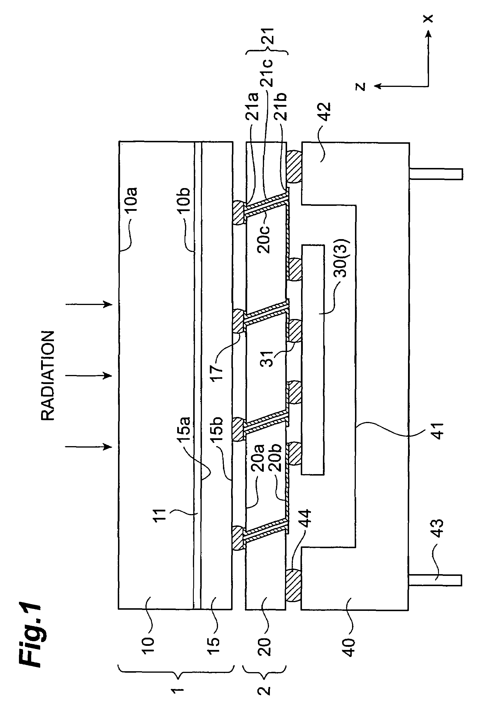 Wiring substrate and radiation detector using same