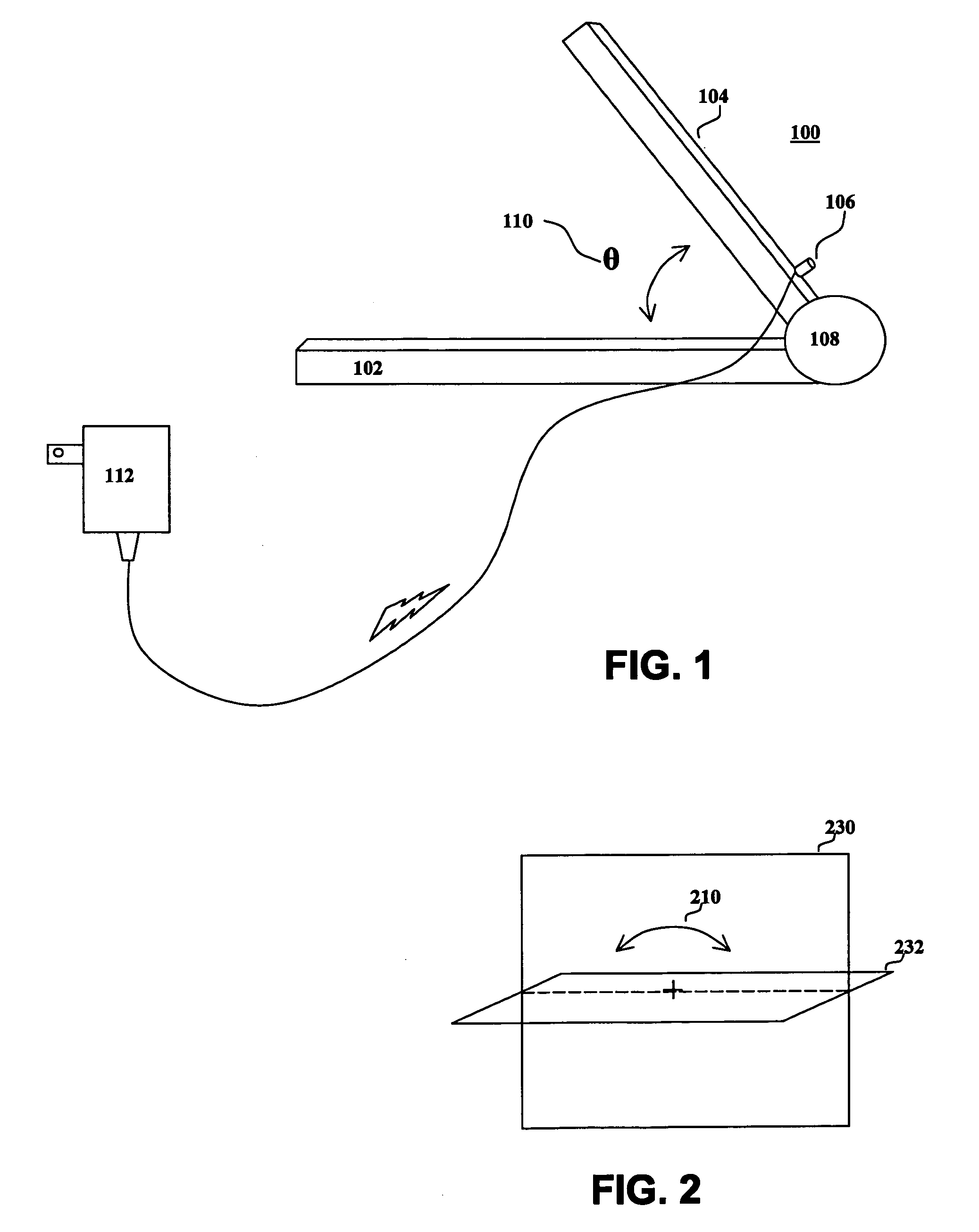 Desktop charger for a portable electronic device with a display