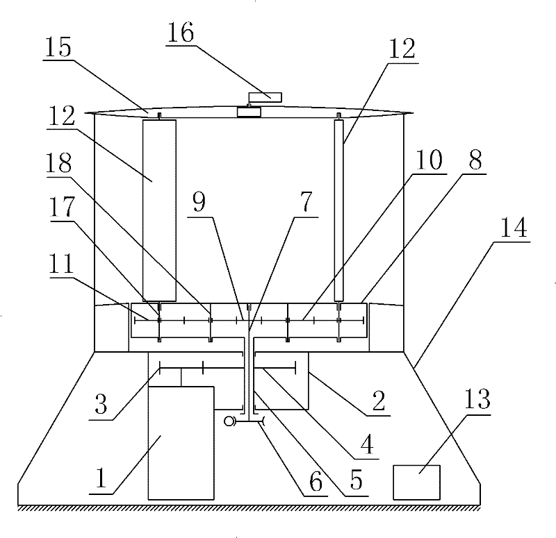 Straight wing hydroelectric power generation device