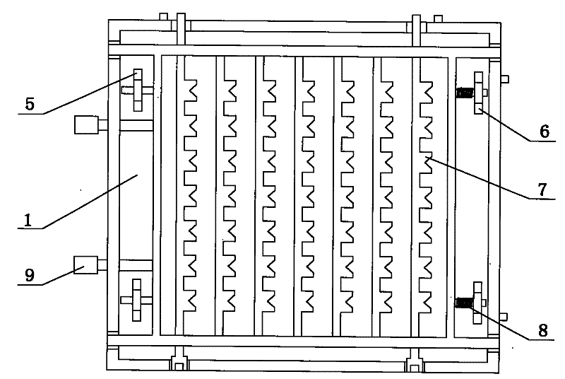 Spring type split block structure positioning clamp of free curve surface work pieces