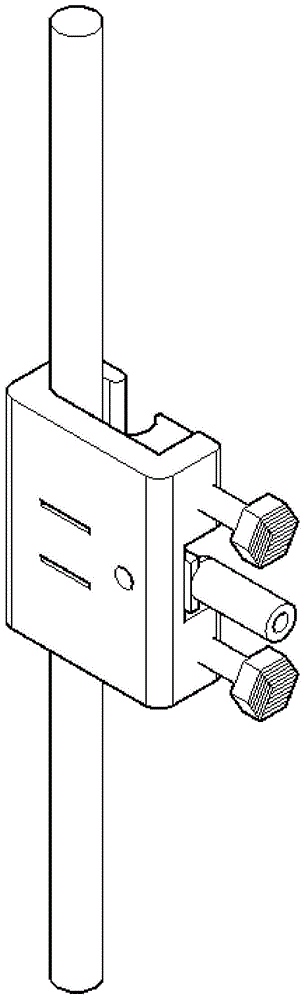 A double-headed live working cable clamp