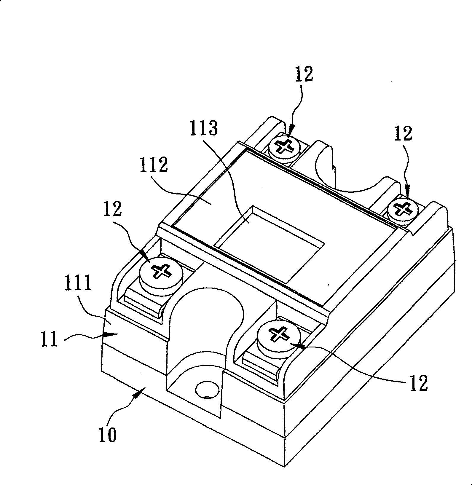 Relay with protection cover