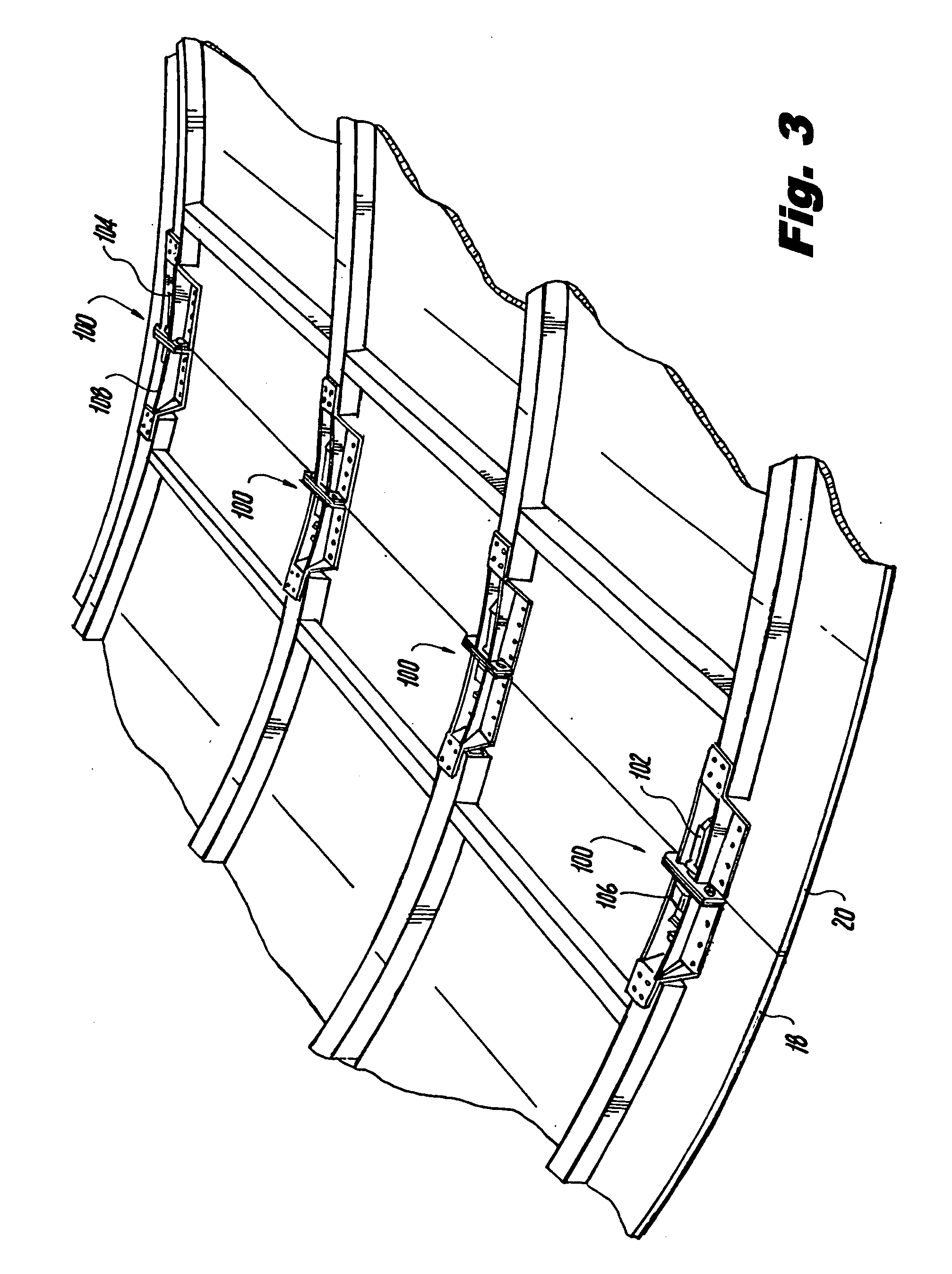 Method and component for determining load on a latch assembly
