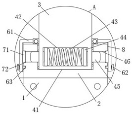 Prefabricated assembly type structure for building civil engineering construction