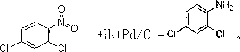 Preparation method for synthesizing 2,4-dichloroaniline from 2,4-dichloronitrobenzene
