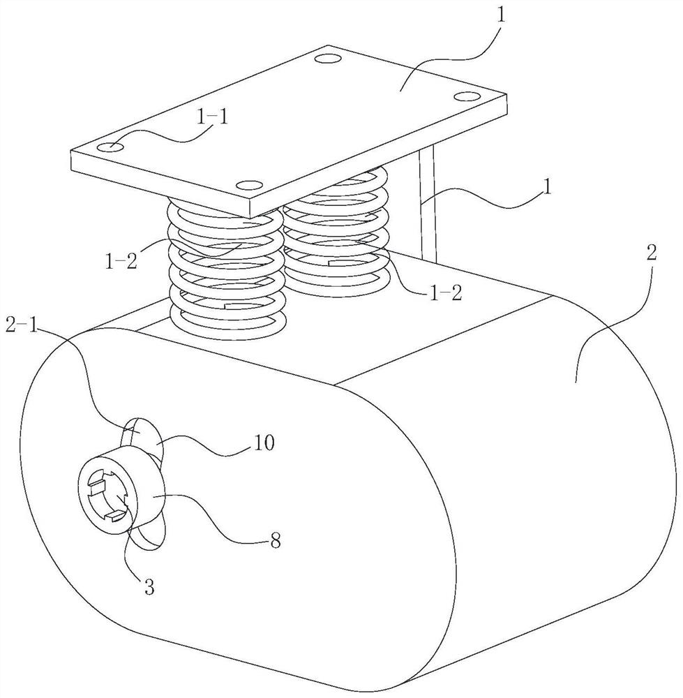 Fixing support for new energy automobile speed reducer