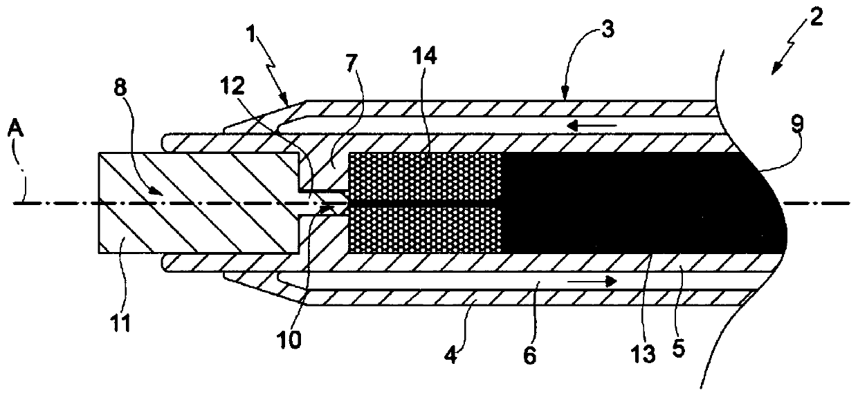 An optical fiber connector for high-power laser cable