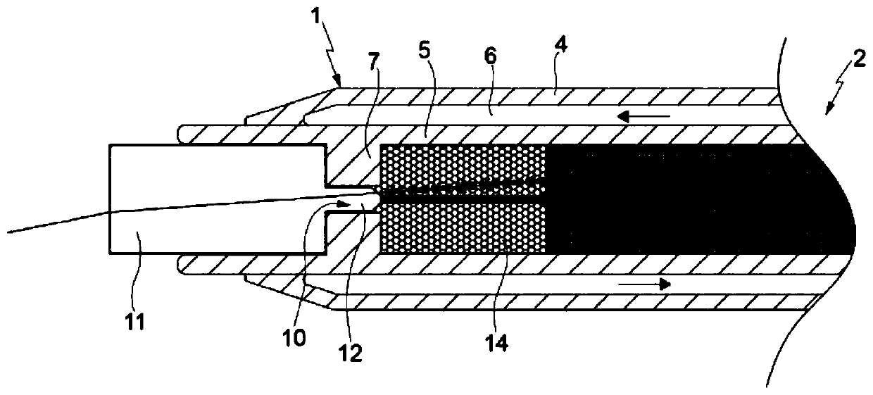 An optical fiber connector for high-power laser cable