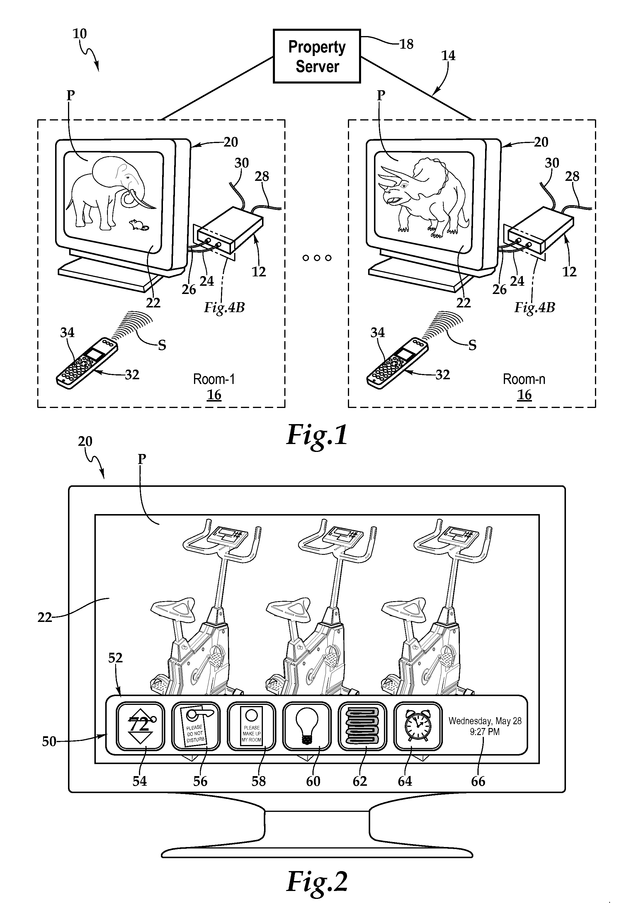 Set-top box with interactive portal and system and method for use of same