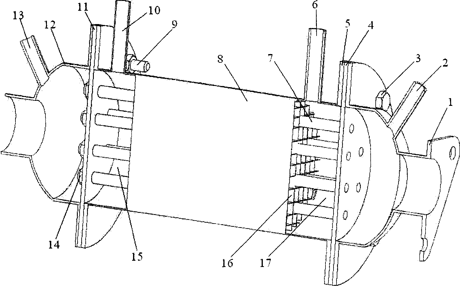 Methanol catalytically reforming hydrogen producing apparatus utilizing afterheat of internal combustion engine and its control method