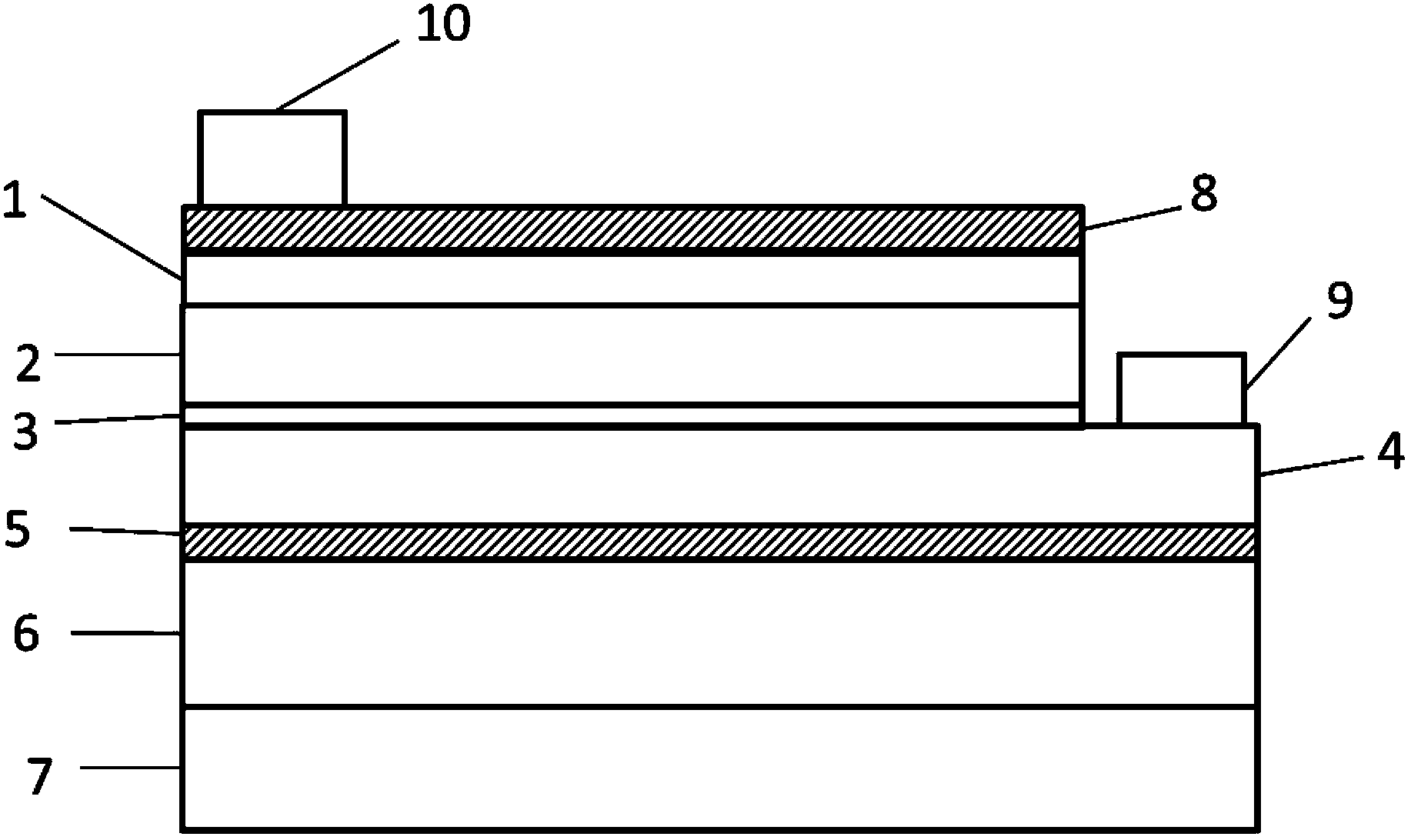 Method for improving luminance of AlGaInP quaternary single-face dual-electrode light-emitting diode with GaAs substrate
