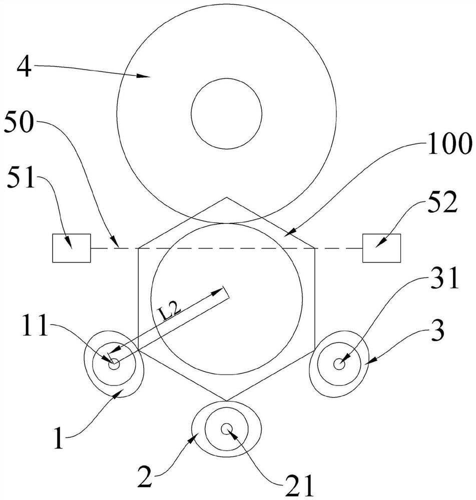 A multi-functional special-shaped nuclear industry pipe rotation matching device