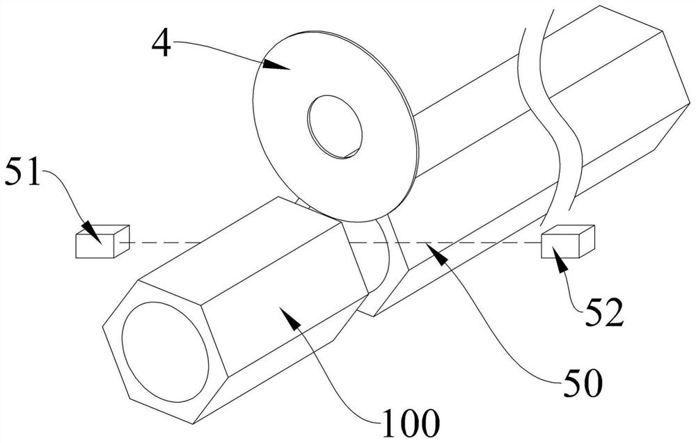 A multi-functional special-shaped nuclear industry pipe rotation matching device