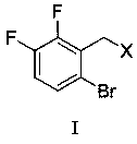 (6-bromo-2, 3-difluorobenzyl) phenyl sulfide and preparation method thereof