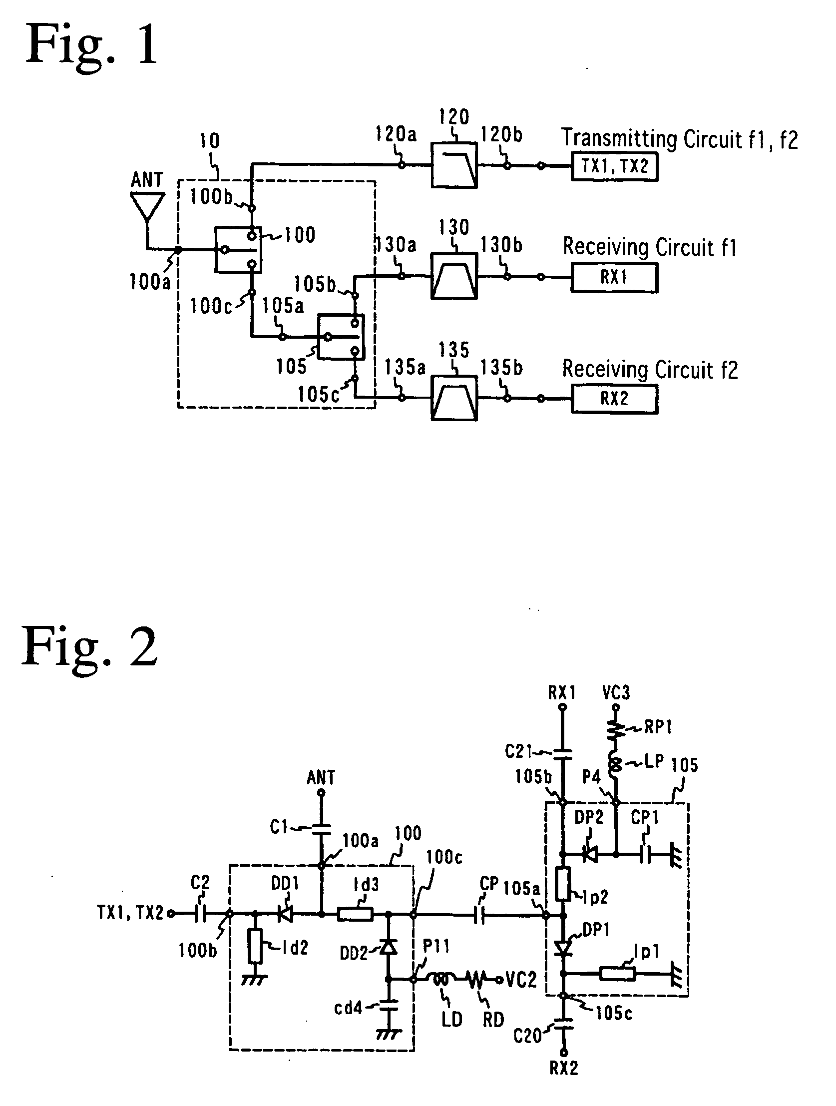 Switch circuit and composite high-frequency part
