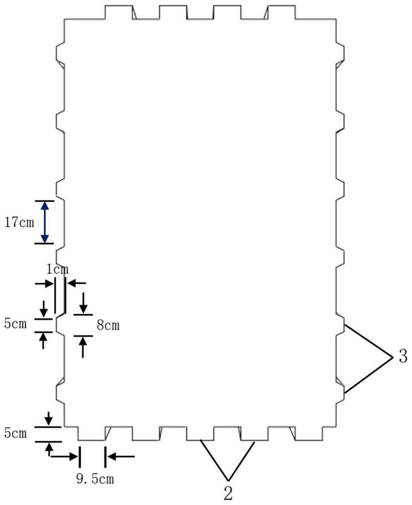 Prefabricated assembly type hollow cement concrete base plate structure and construction method