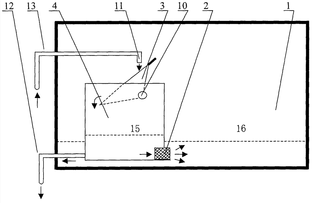 Pool filtering device
