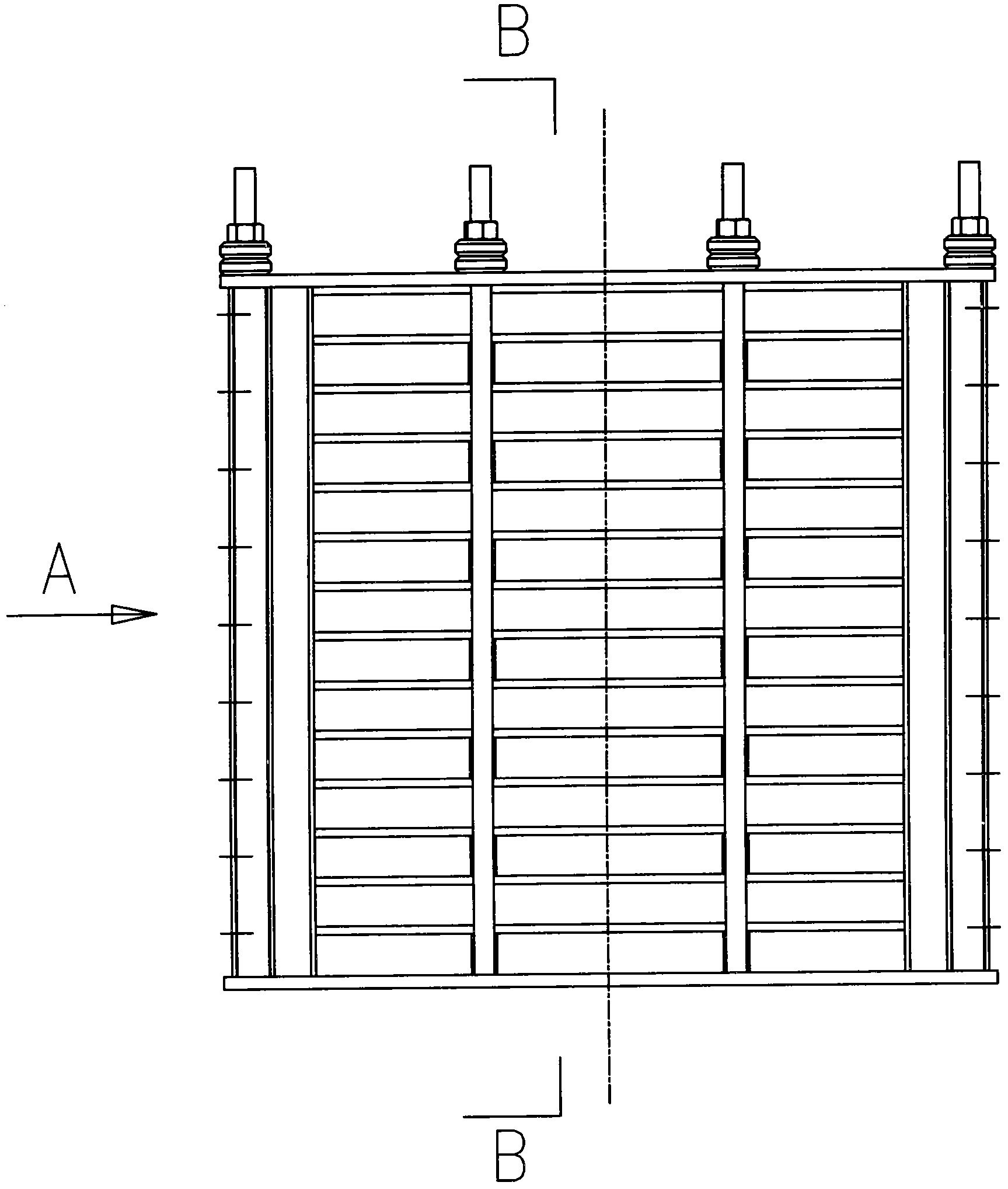 Plate type air preheater with glass as heat exchange plate