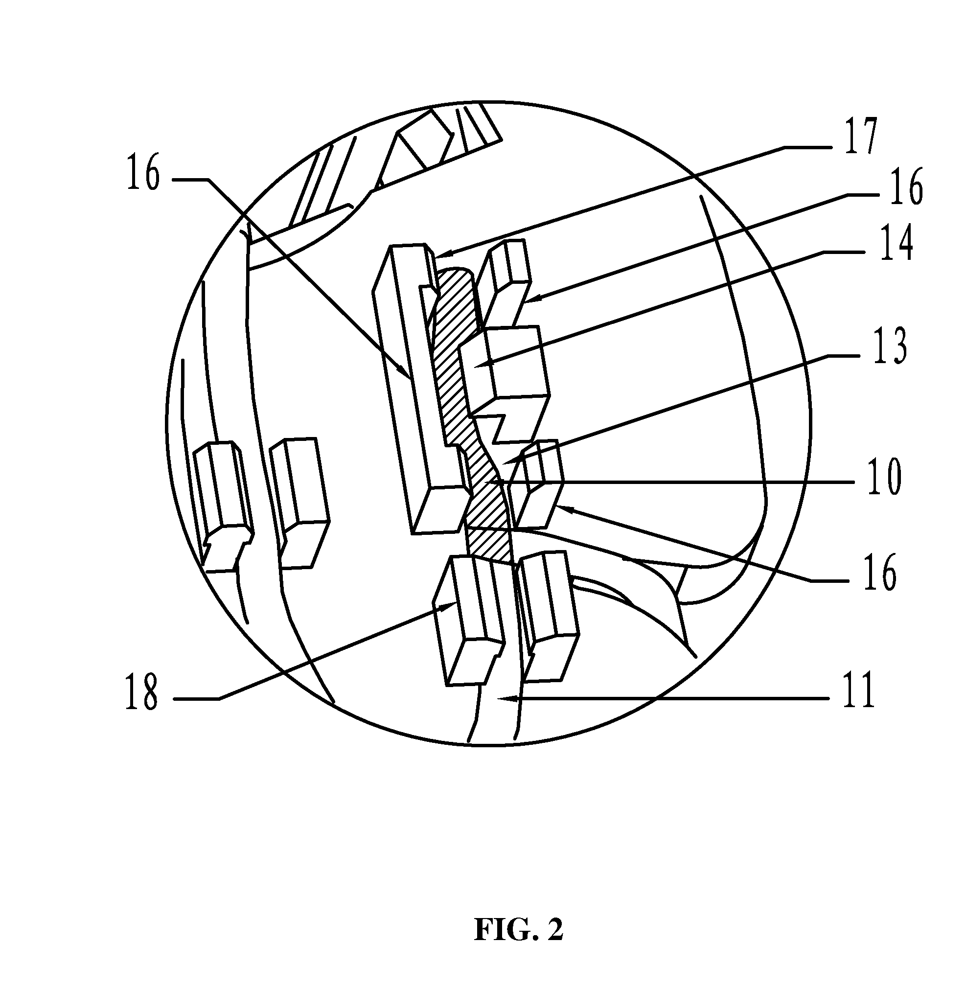 Stator for external rotor motor