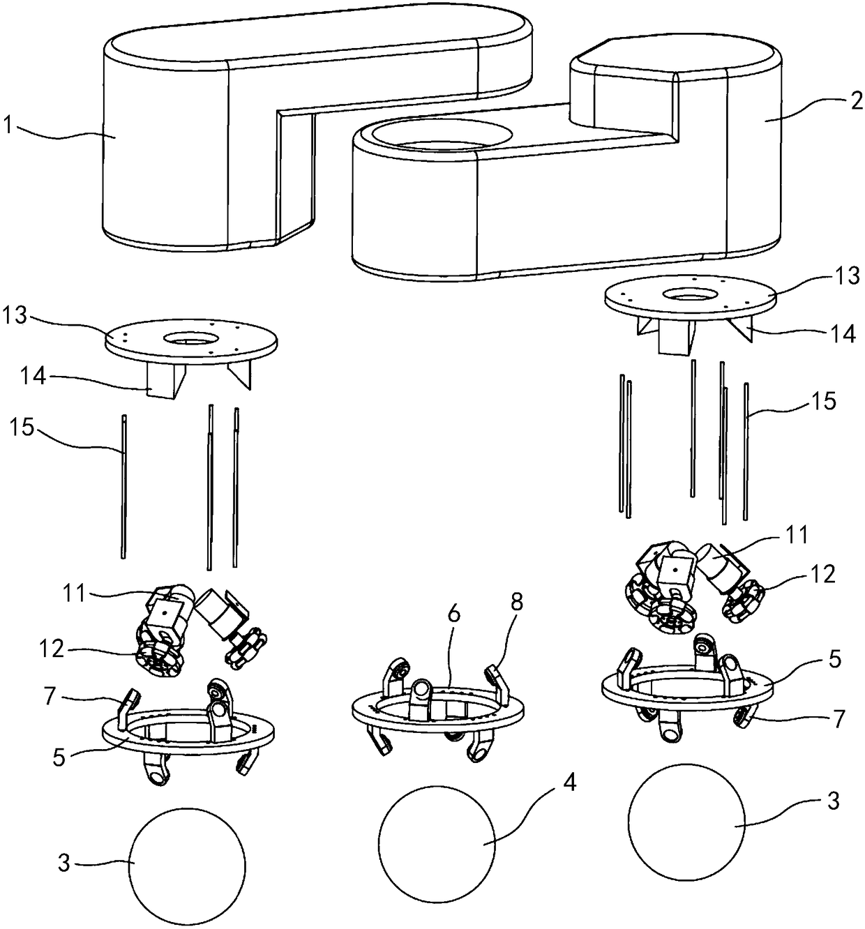 Ball wheel robot