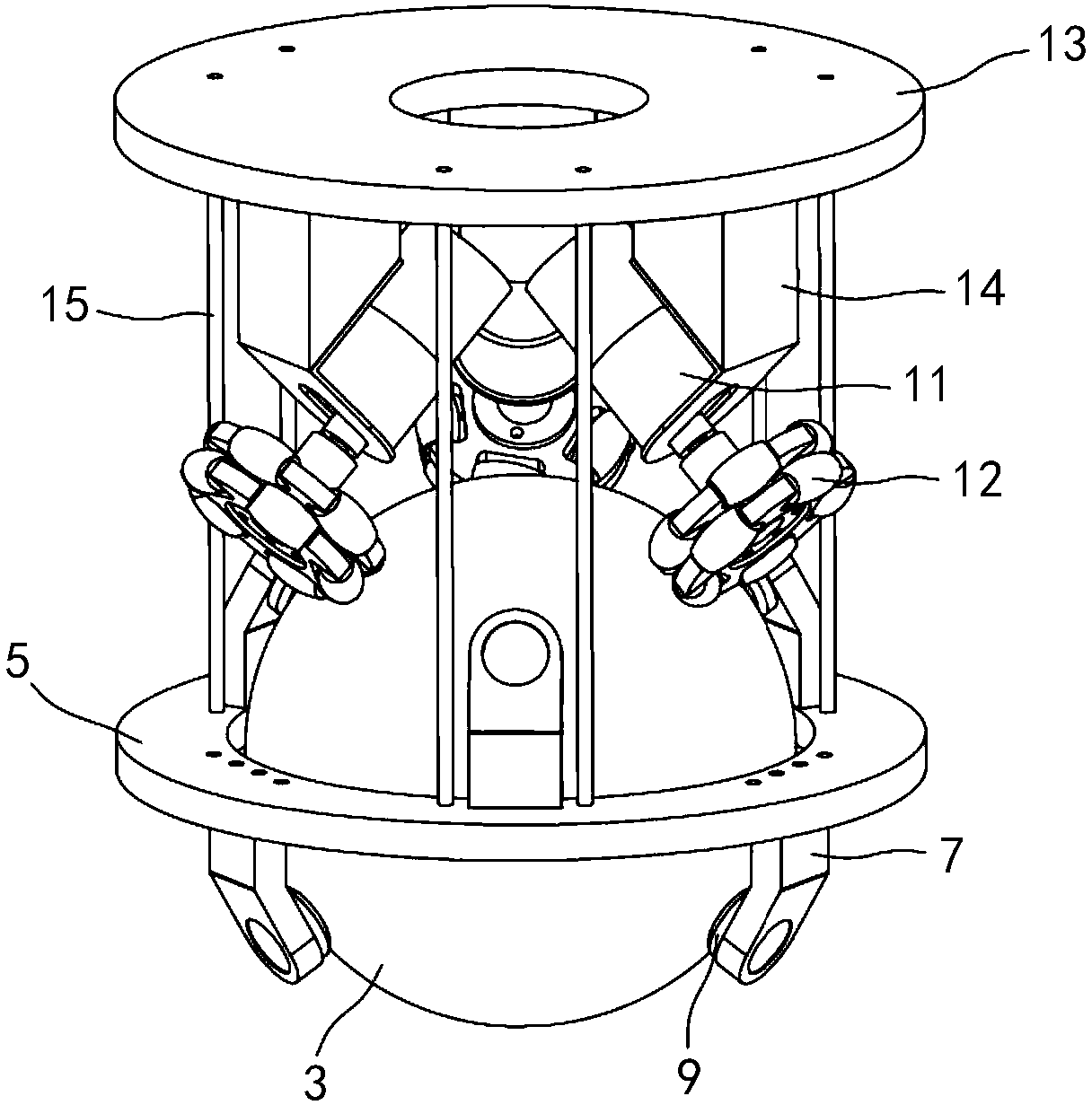 Ball wheel robot