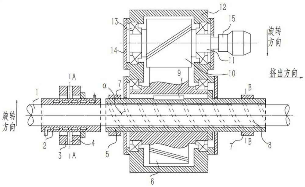 A kind of rotating pipe shaping pulling device and method thereof