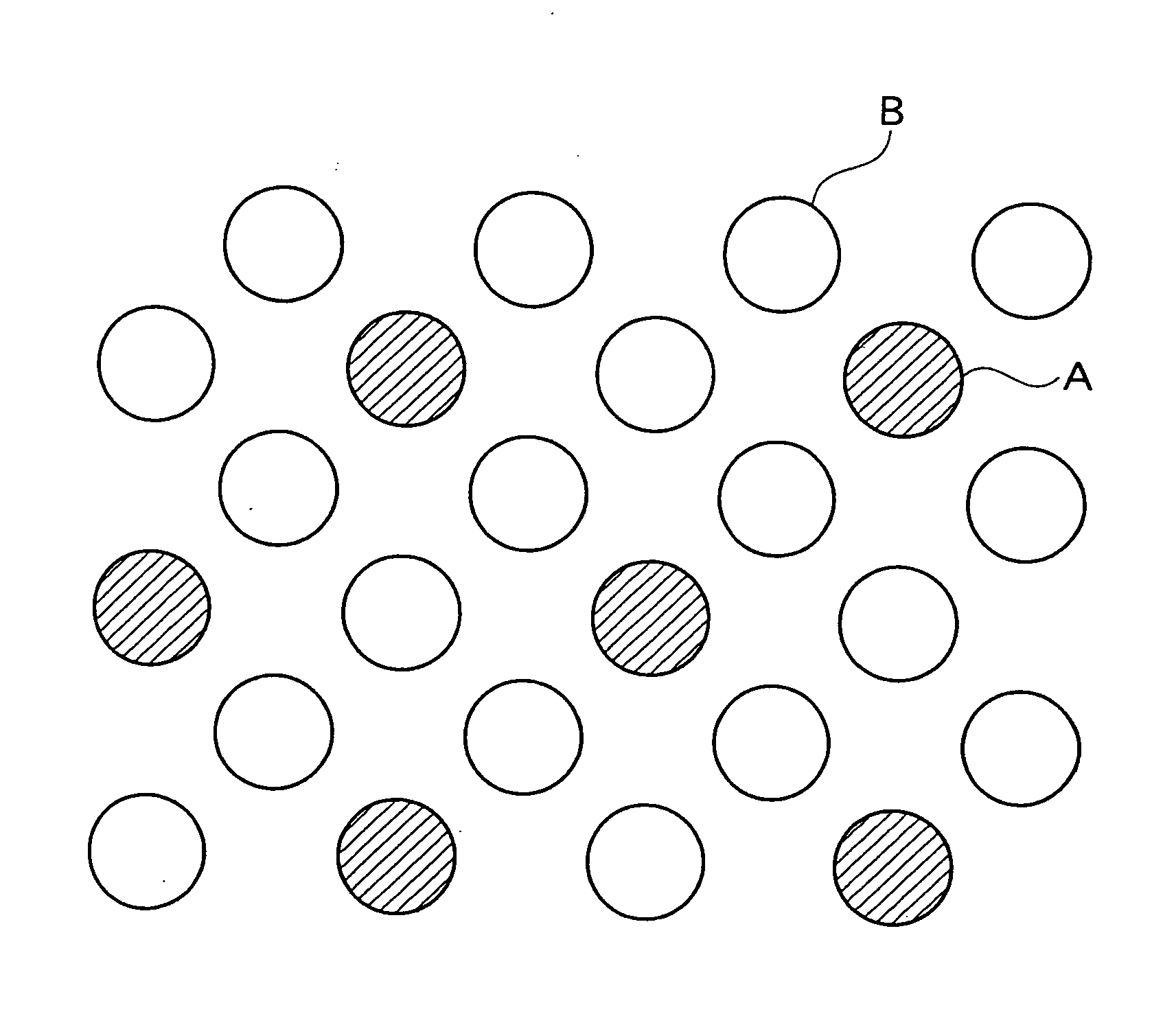 Mixed fiber and, stretch nonwoven fabric comprising said mixed fiber and method for manufacture thereof