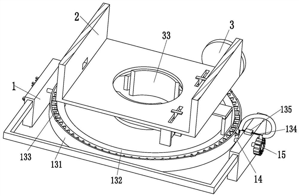 An anchor bolt fixing and installing machine for construction