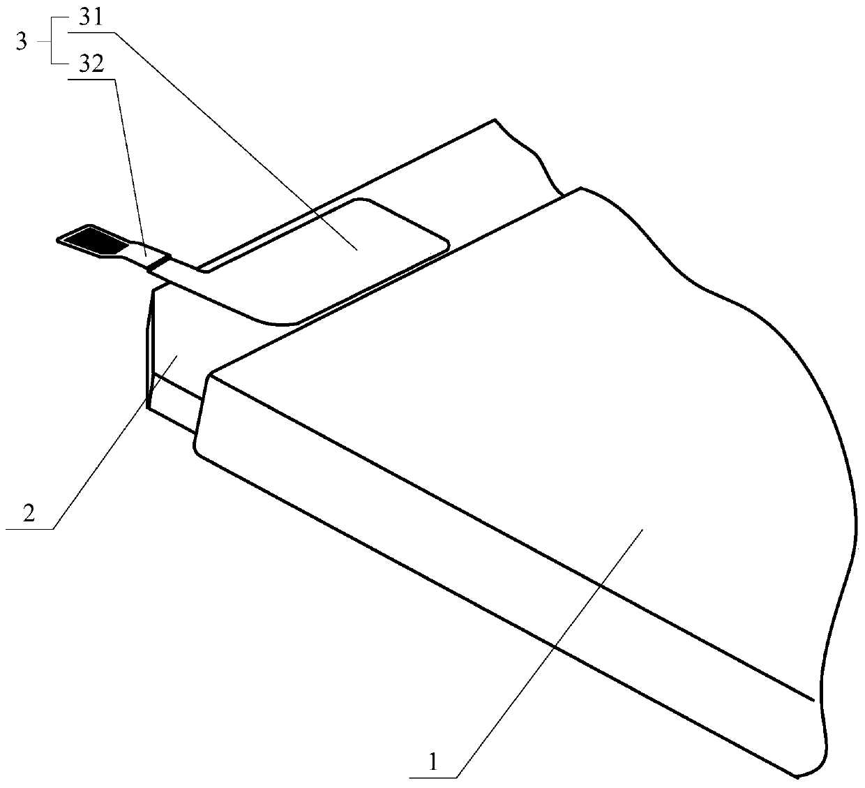 Battery structure and electronics