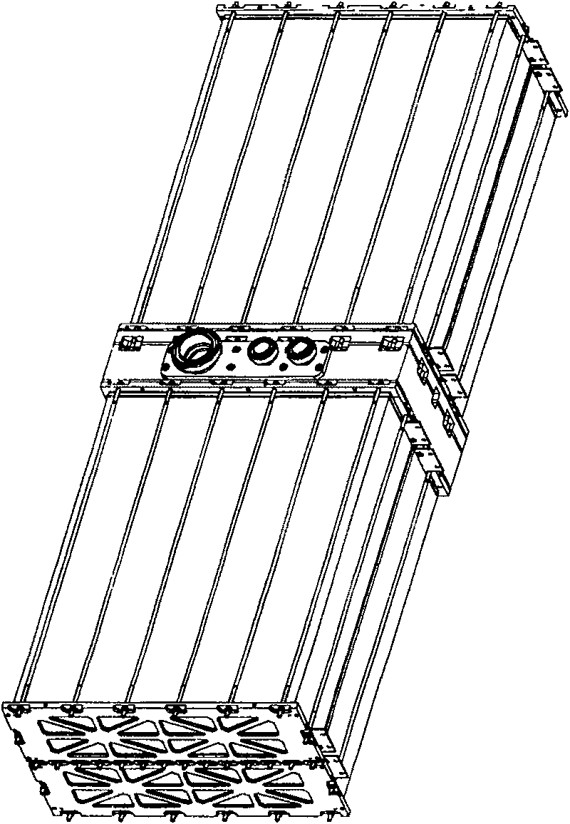 Modular design method for proton exchange film fuel battery