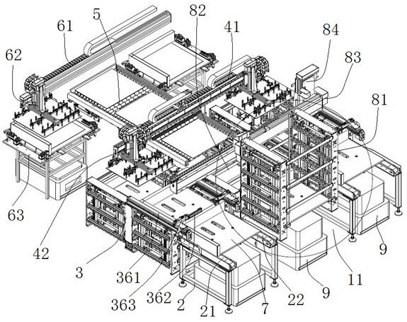 PCB automatic distribution machine