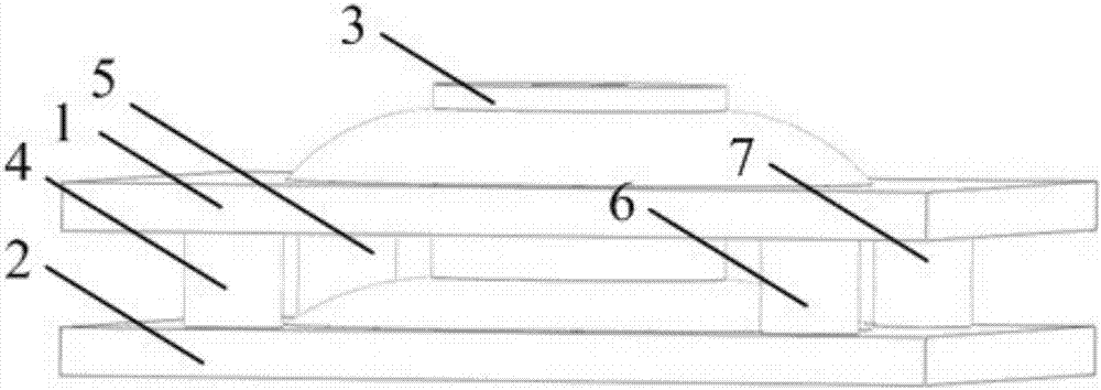 A method and device for real-time monitoring of the anchoring force of a double-tray anchor